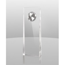 A973 This Wedge Globe Award Acrylic